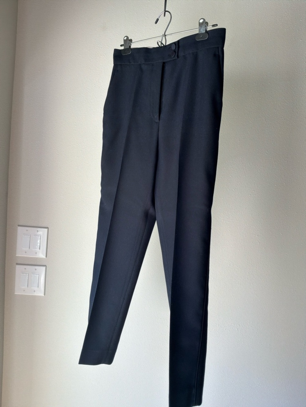 SANDRO PARIS Ilena Trousers Marine Blue Women’s Size 38 6 US
